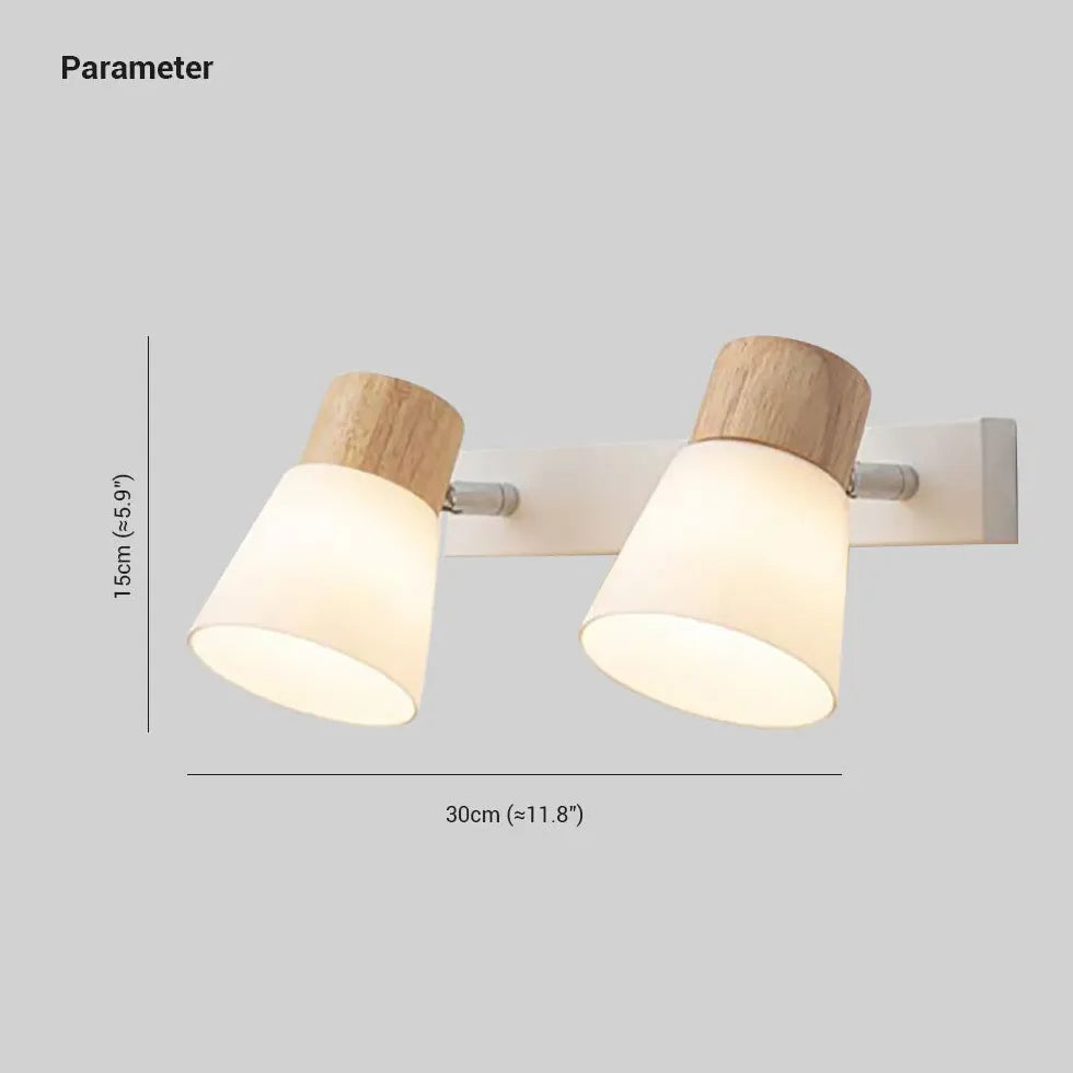 Applique in vetro bianco design minimalista LED - clowasit.com