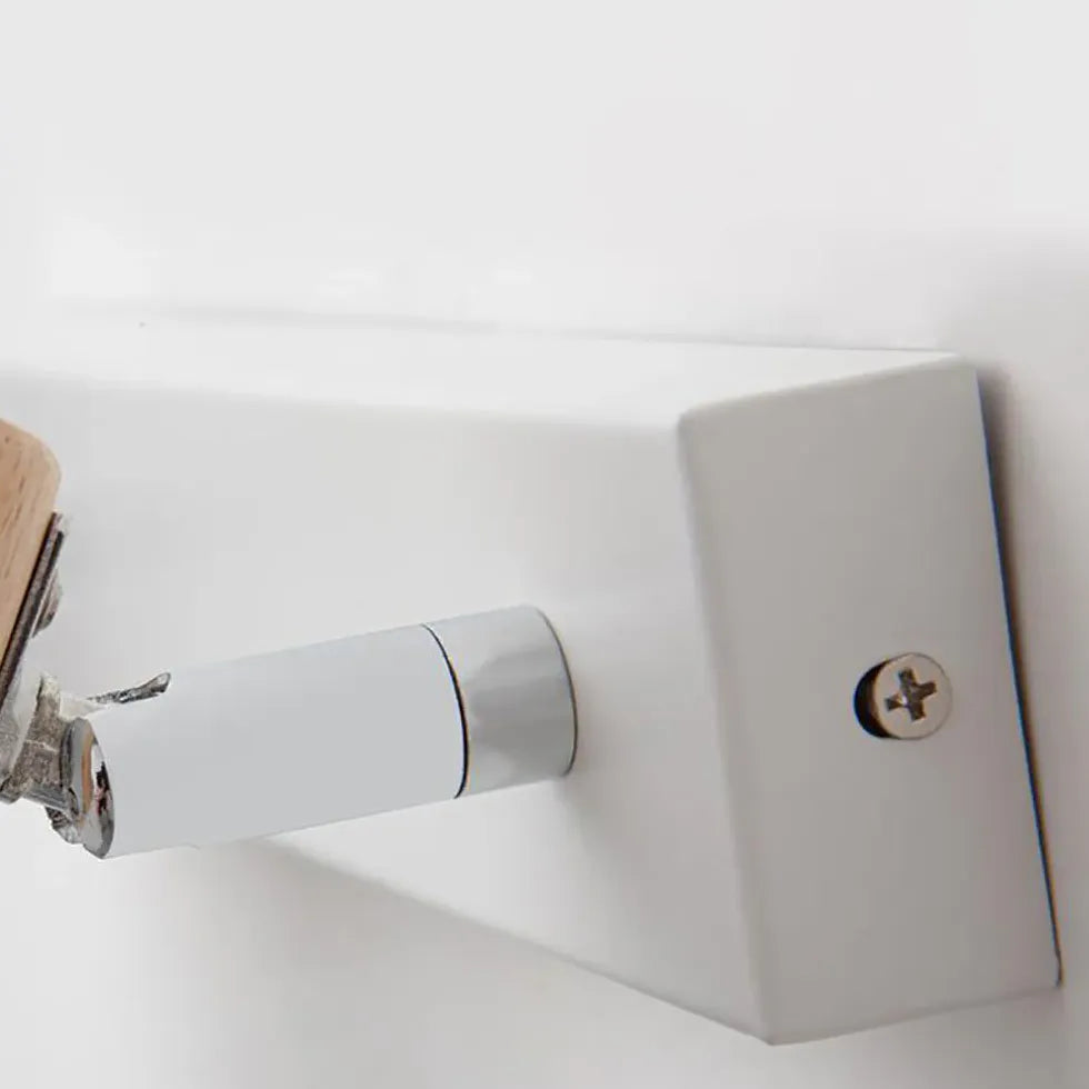 Applique in vetro bianco design minimalista LED - clowasit.com