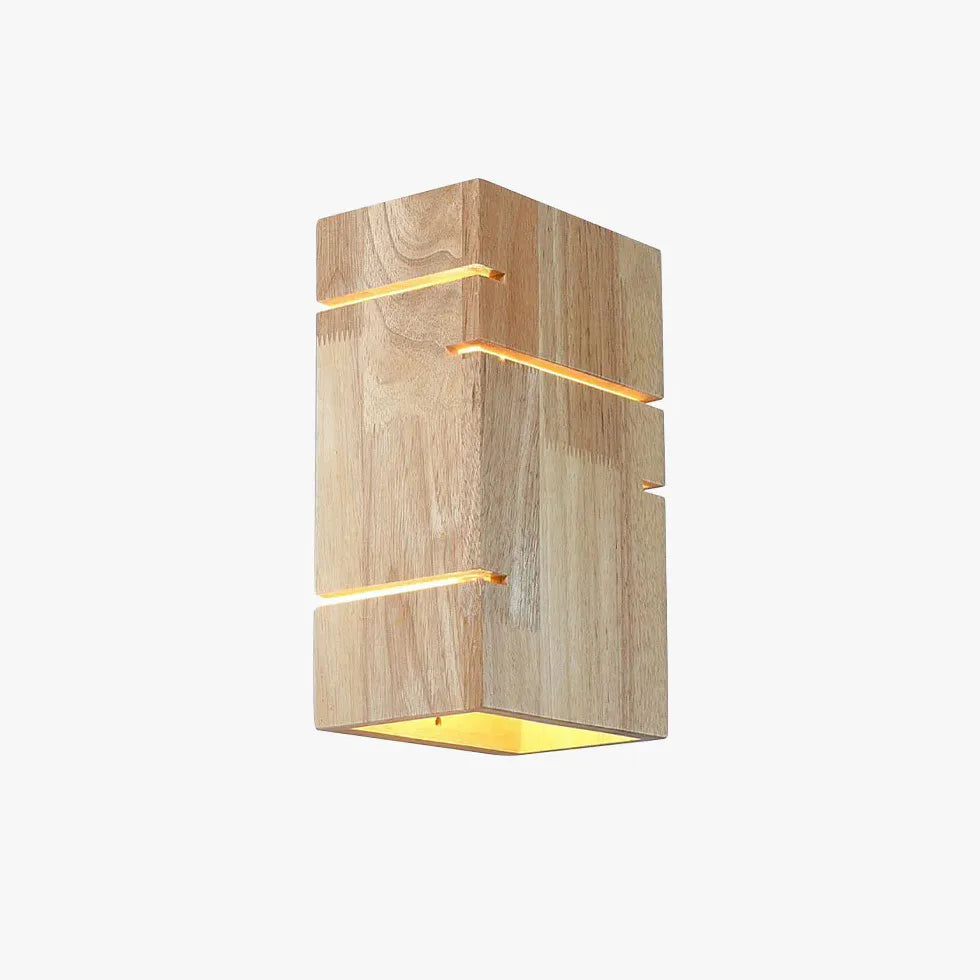 Applique per tetto in legno LED rovere - clowasit.com