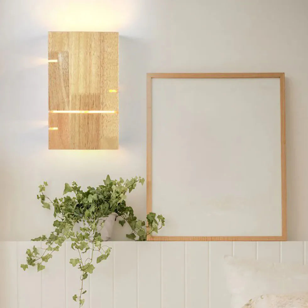 Applique per tetto in legno LED rovere - clowasit.com
