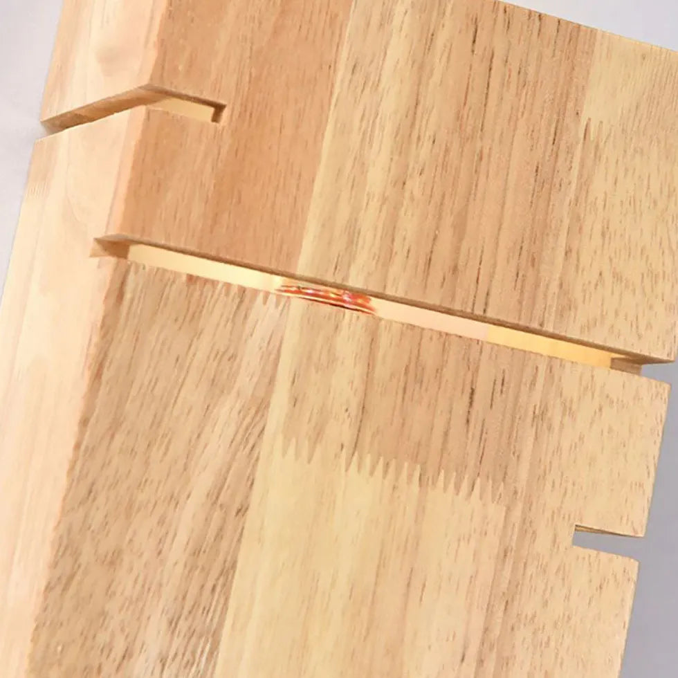 Applique per tetto in legno LED rovere - clowasit.com