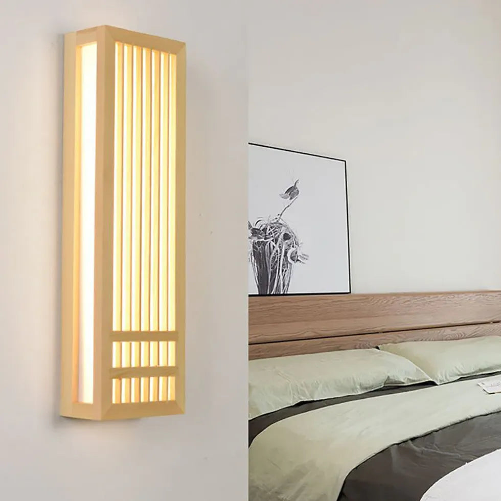 Applique da parete etniche in legno naturale - clowasit.com