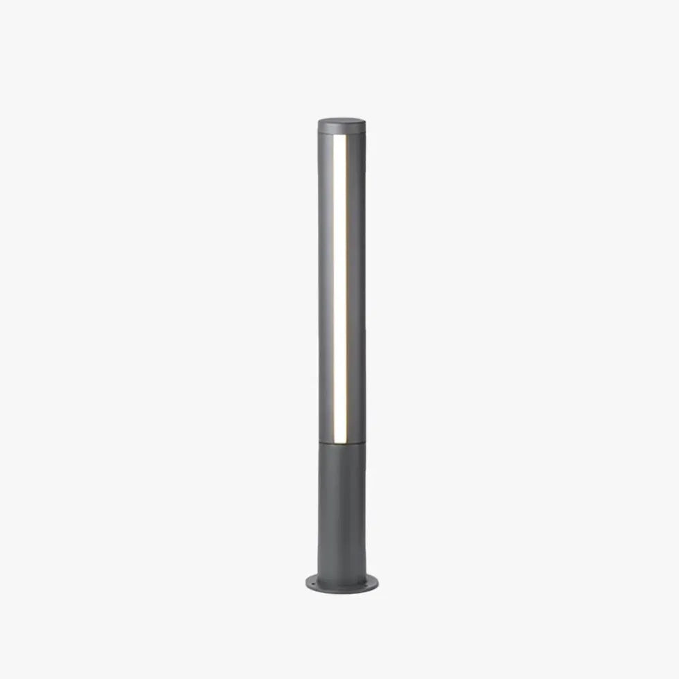 Lampada da giardino su palo cilindrica - clowasit.com