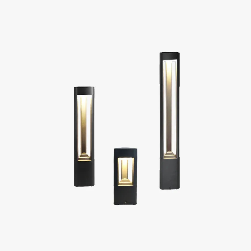 Luci da esterno per vialetti nero colonne - clowasit.com