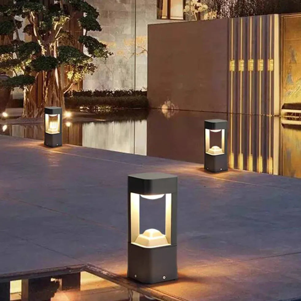 Luci da esterno per vialetti nero colonne - clowasit.com