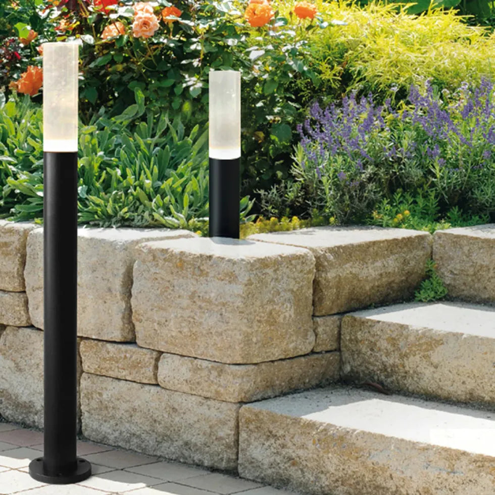 Lampade da esterno luce calda cilindro trasparente - clowasit.com