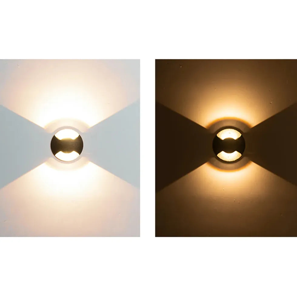 Applique da parete esterno design luce bidirezionale - clowasit.com