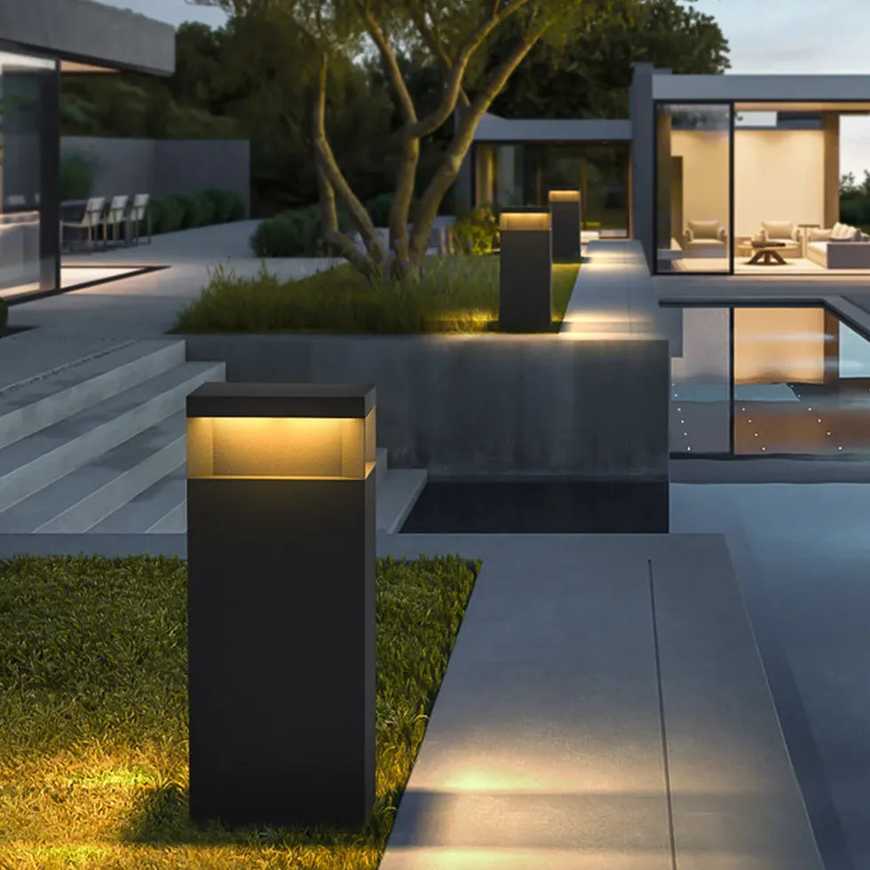 Luci decorative da esterno solari quadrate esterni - clowasit.com