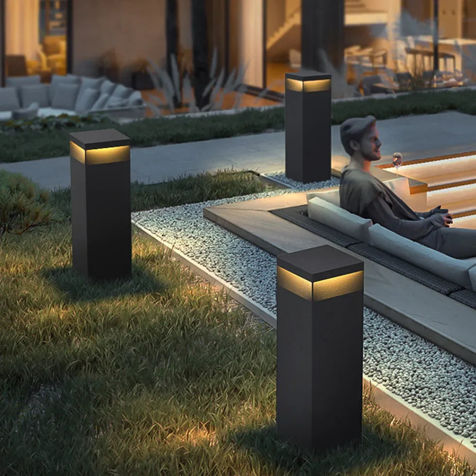 Luci decorative da esterno solari quadrate esterni - clowasit.com