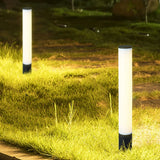 Lampada da terra led nera cilindrica impermeabile - clowasit.com