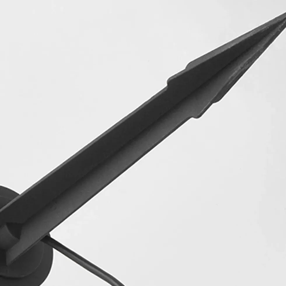 Lampada da terra led nera cilindrica impermeabile - clowasit.com
