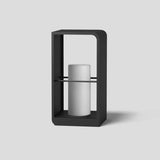 Lampada da Terra Nera Design Geometrico a Cornice - clowasit.com