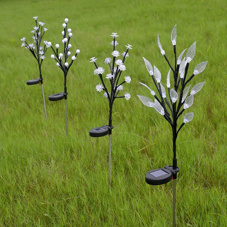 Luci led da esterno solare forma fiore - clowasit.com