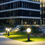 Luci a sfera da esterno colonna cilindrica - clowasit.com