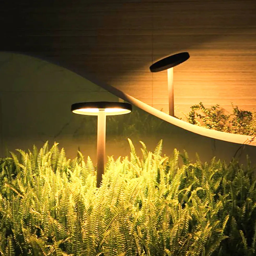 Luci solari da esterno per giardino disco - clowasit.com