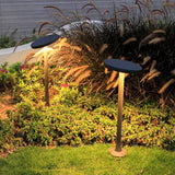 Luci solari da esterno per giardino disco - clowasit.com