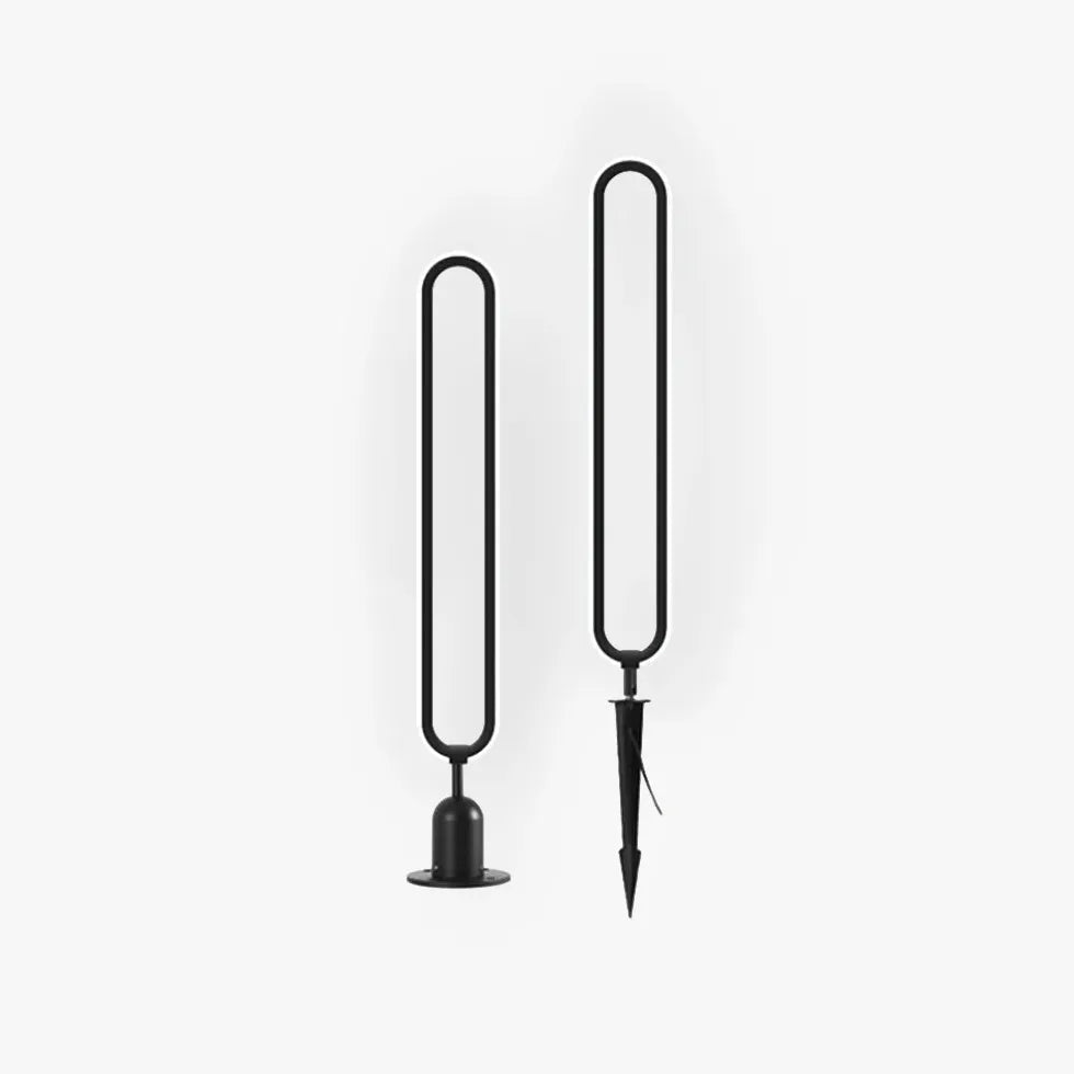 Luci esterne da giardino solari design ellittico - clowasit.com