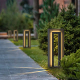 Lampade a colonna per esterno nero cornice - clowasit.com
