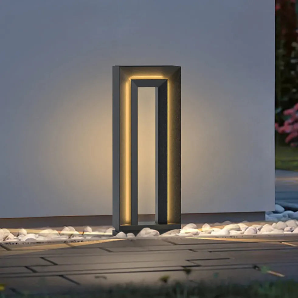 Lampade a colonna per esterno nero cornice - clowasit.com