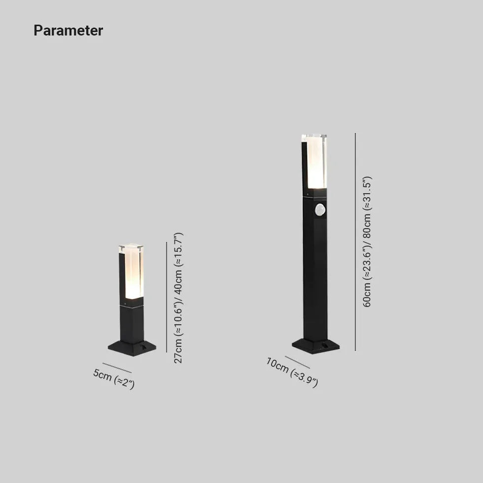 Luci da giardino per esterno stile rettangolare - clowasit.com