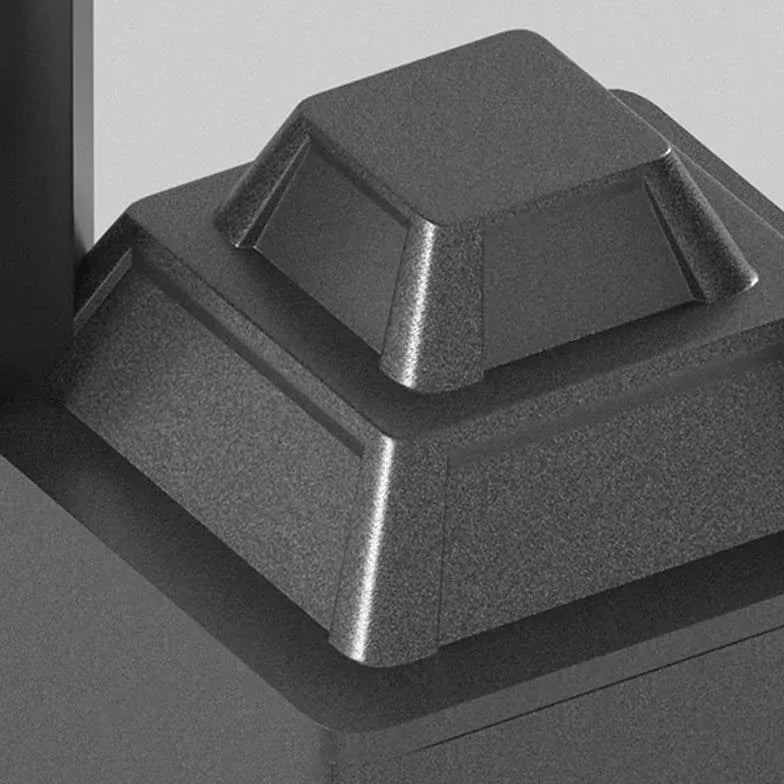 Lampada da terra industriale in stile nero - clowasit.com