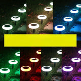 Anello bianco RGB Solar Minte di terra da esterno - clowasit.com