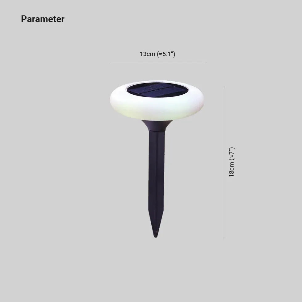Anello bianco RGB Solar Minte di terra da esterno - clowasit.com