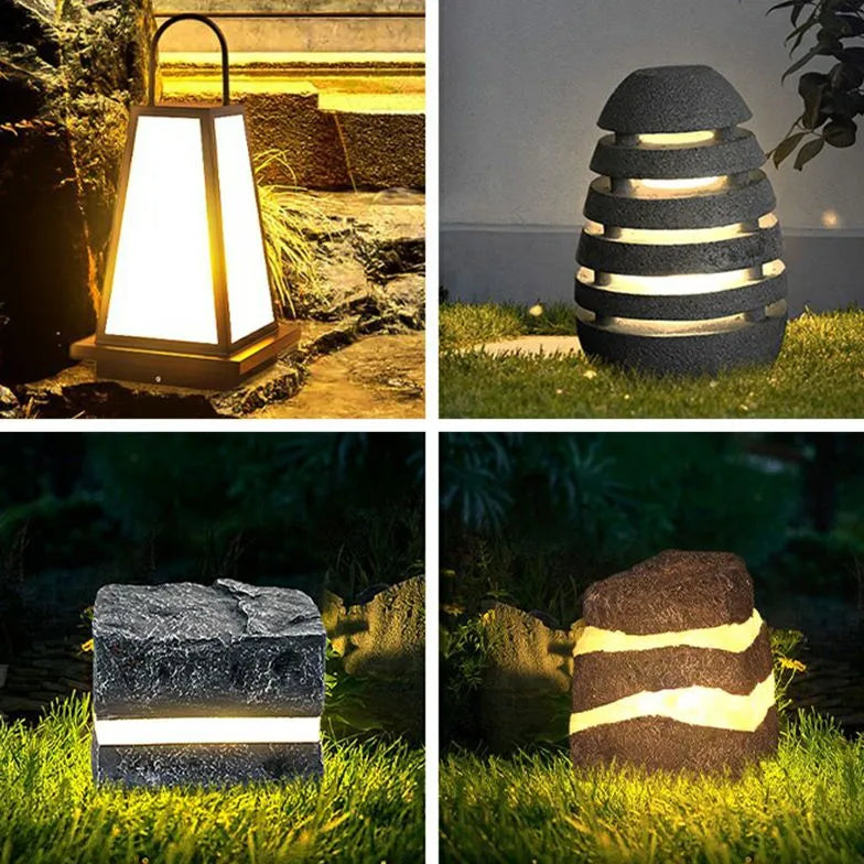 Lampade da terra design moderno in pietra - clowasit.com