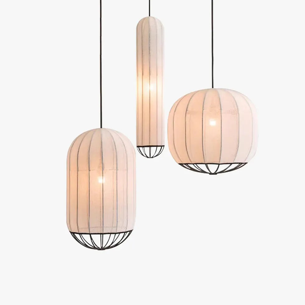 Lampadario Striscia Led Cilindro Semitrasparente Design Moderno - clowasit.com