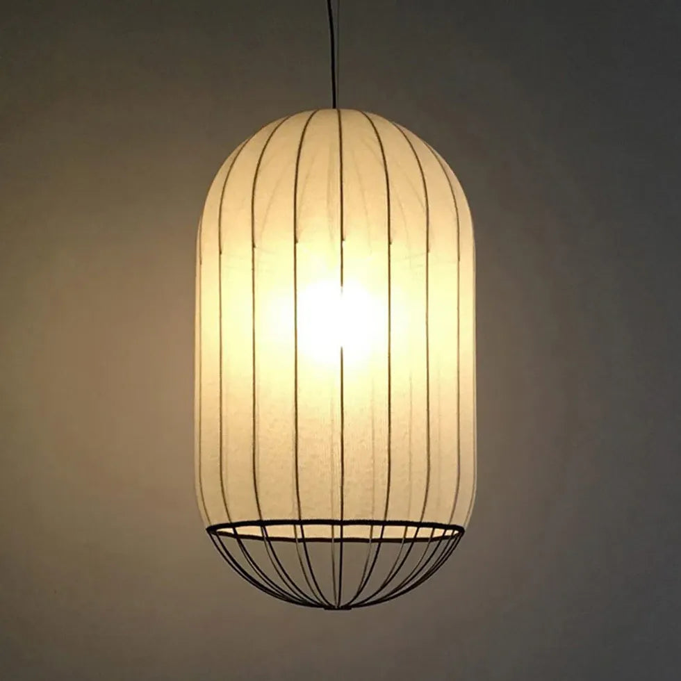 Lampadario Striscia Led Cilindro Semitrasparente Design Moderno - clowasit.com