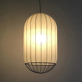 Lampadario Striscia Led Cilindro Semitrasparente Design Moderno - clowasit.com
