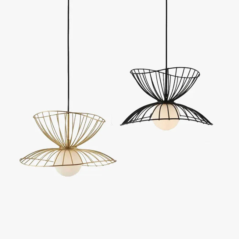 Lampadario a fili doppio strato forma petalo - clowasit.com
