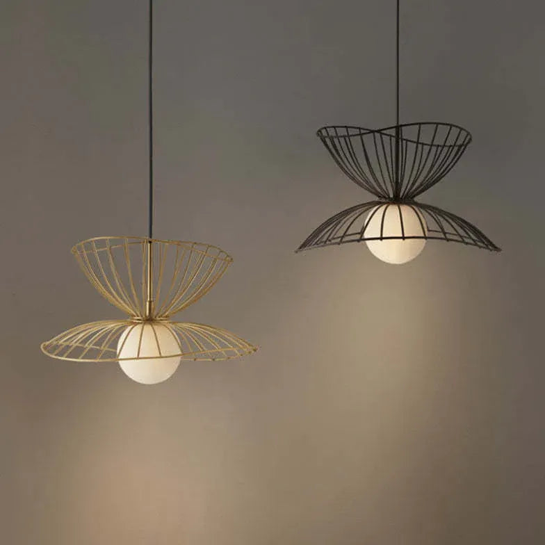 Lampadario a fili doppio strato forma petalo - clowasit.com