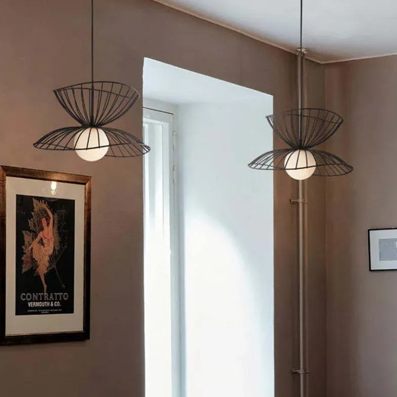 Lampadario a fili doppio strato forma petalo - clowasit.com