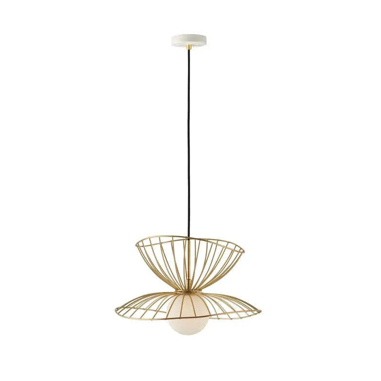 Lampadario a fili doppio strato forma petalo - clowasit.com