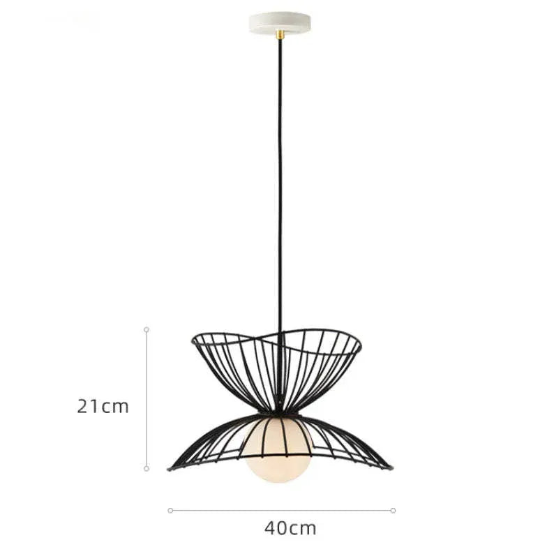 Lampadario a fili doppio strato forma petalo - clowasit.com