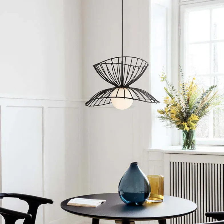 Lampadario a fili doppio strato forma petalo - clowasit.com