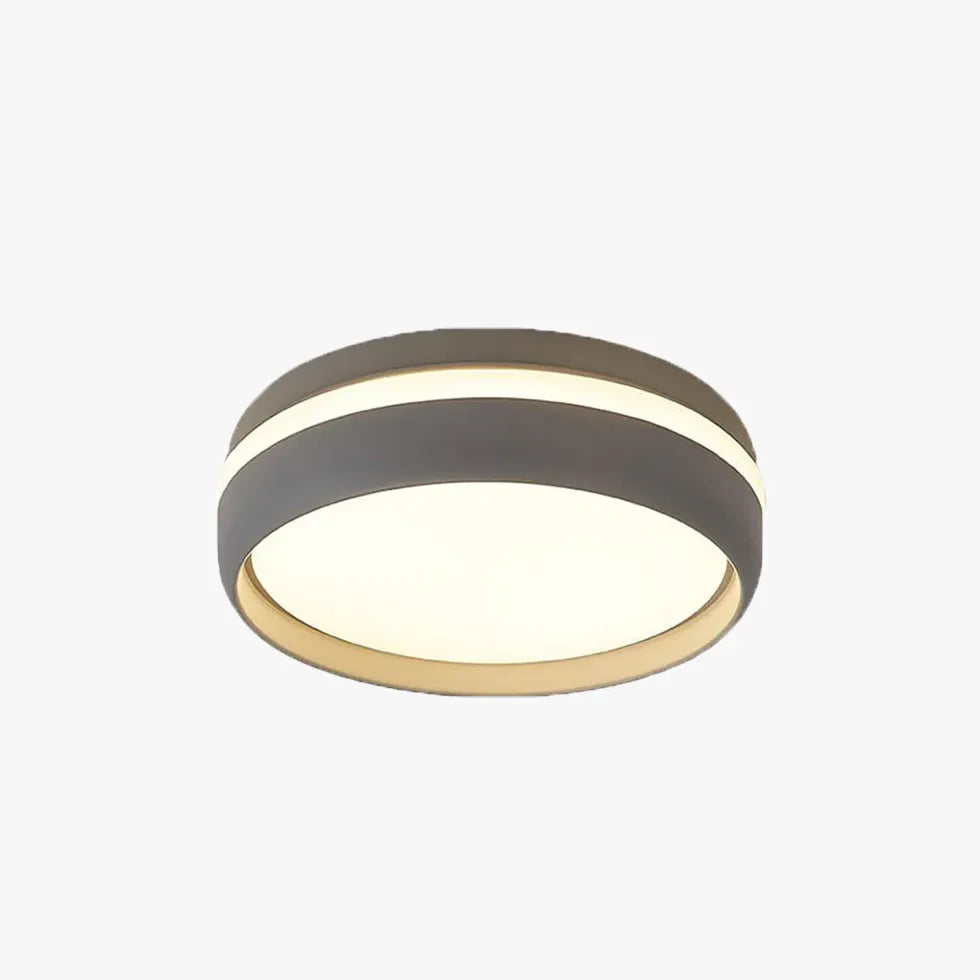 Plafoniera da corridoio con cornice bicolore - clowasit.com
