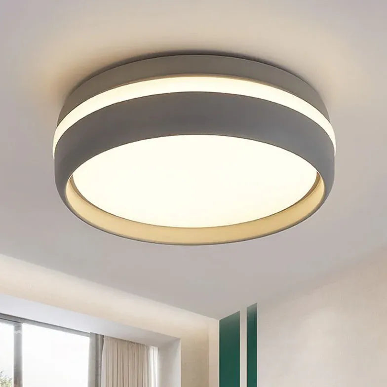Plafoniera da corridoio con cornice bicolore - clowasit.com