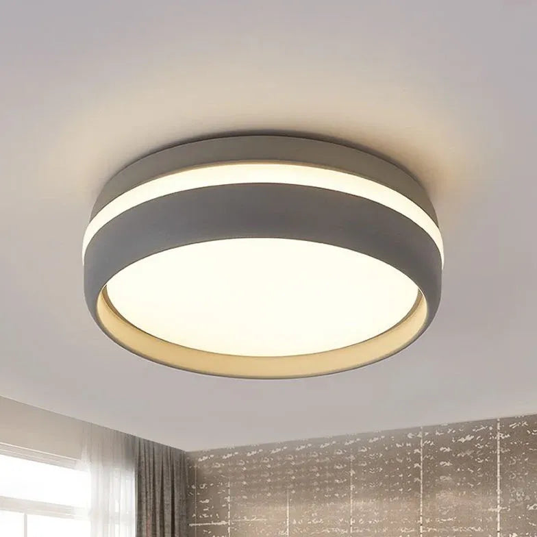 Plafoniera da corridoio con cornice bicolore - clowasit.com
