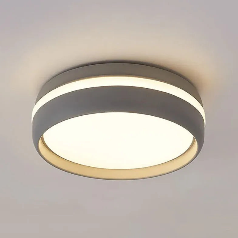 Plafoniera da corridoio con cornice bicolore - clowasit.com