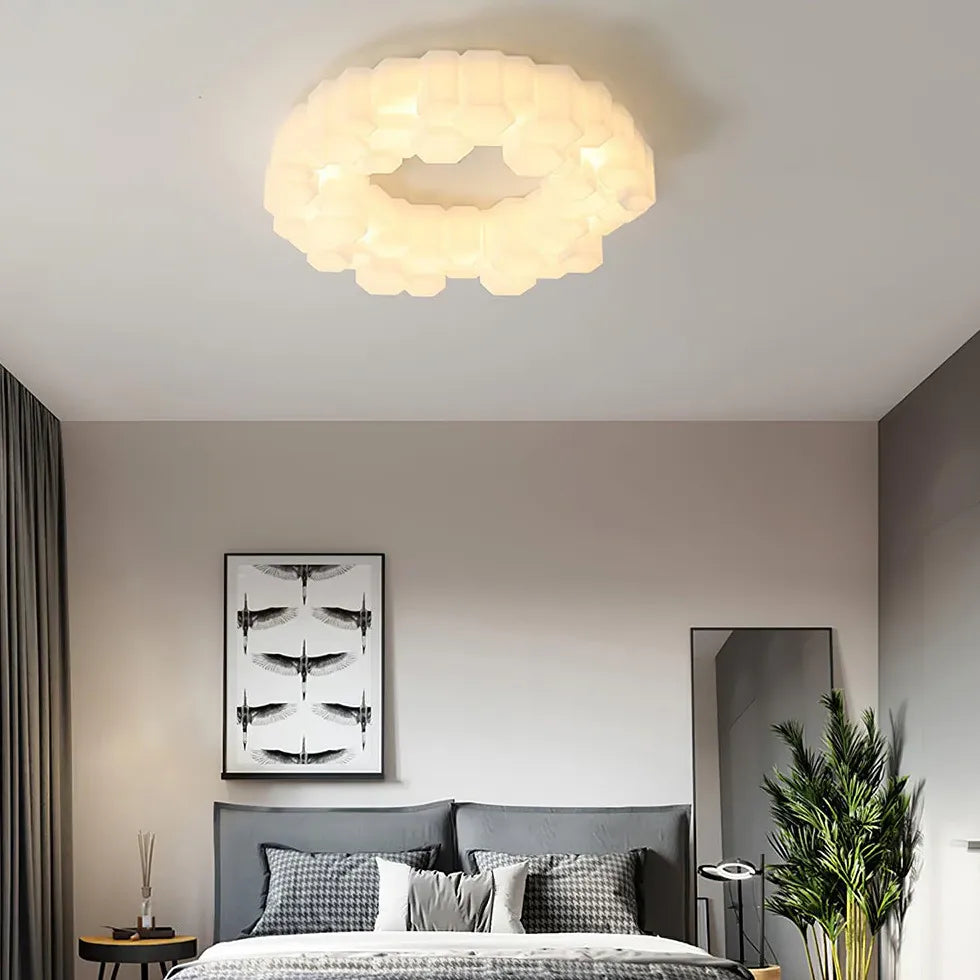 Art Deco Lampadari Trasparente Forma Rotonda Moderna - clowasit.com
