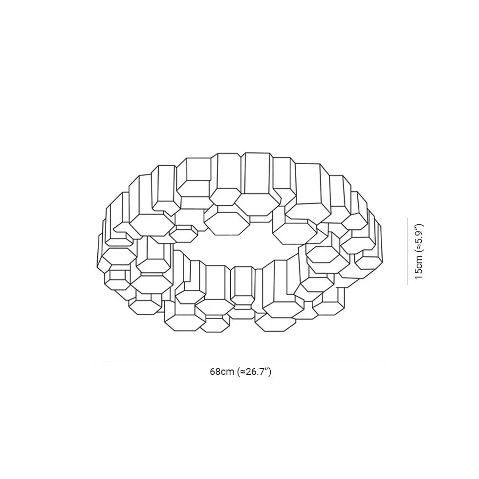 Art Deco Lampadari Trasparente Forma Rotonda Moderna - clowasit.com