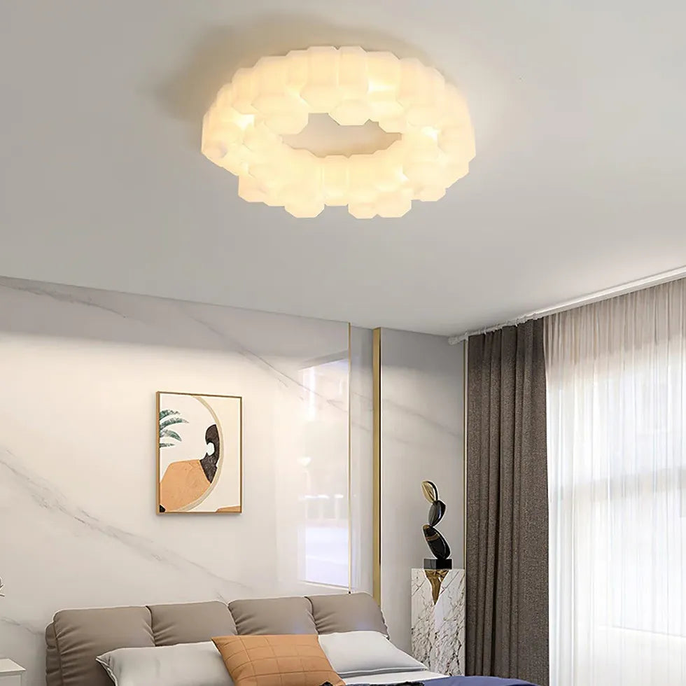 Art Deco Lampadari Trasparente Forma Rotonda Moderna - clowasit.com