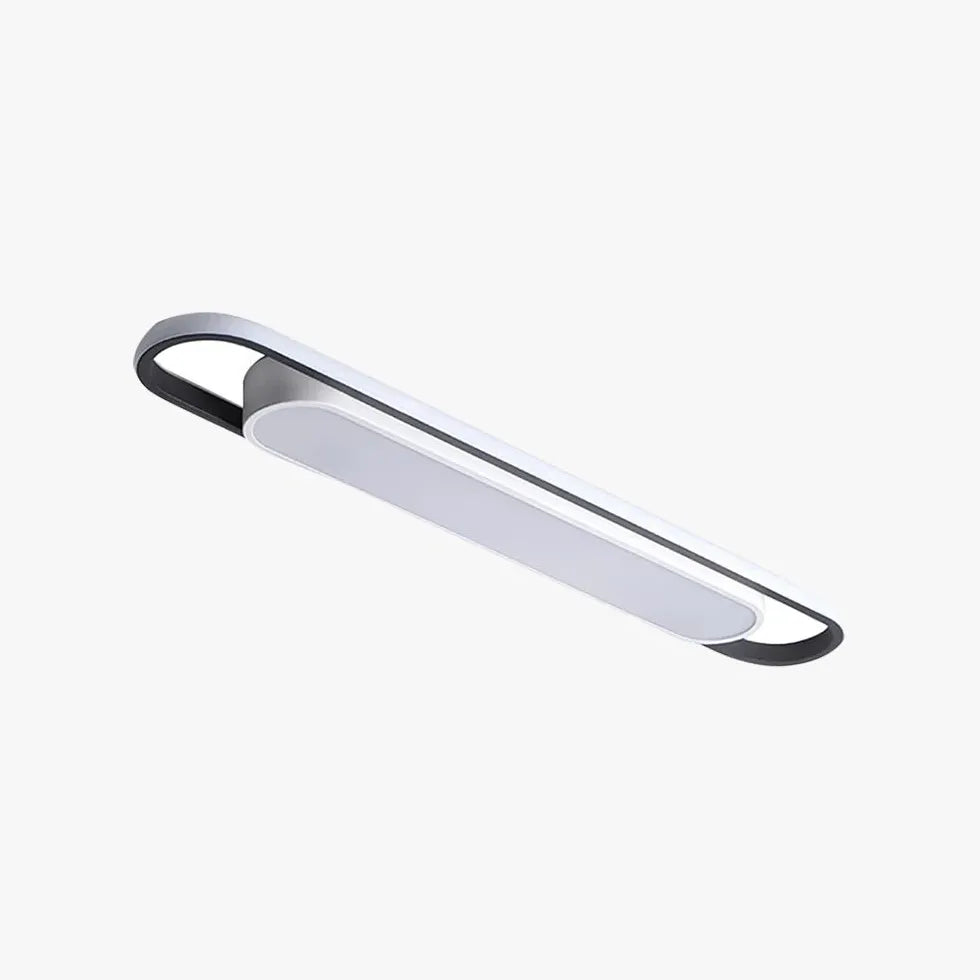 Lampadario sospensione bianco Design Ellittico Minimalista - clowasit.com