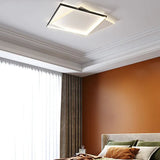 Plafoniera Soffitto Quadrata Design Moderno Bianco Nero - clowasit.com
