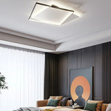 Plafoniera Soffitto Quadrata Design Moderno Bianco Nero - clowasit.com