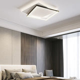 Plafoniera Soffitto Quadrata Design Moderno Bianco Nero - clowasit.com