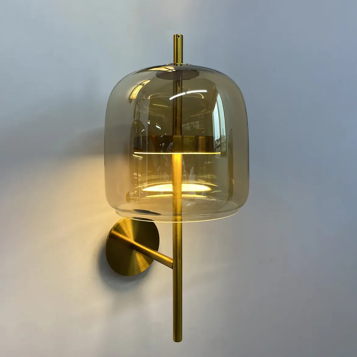 Applique in vetro moderne in bronzo - clowasit.com