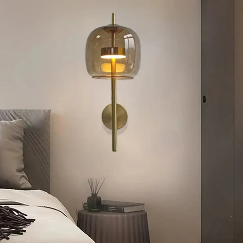 Applique in vetro moderne in bronzo - clowasit.com